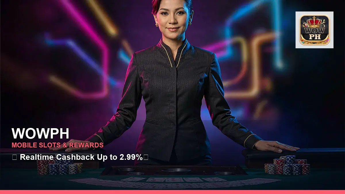 WOWPH macro detail live casino table games highlighting mobile-friendly casino play