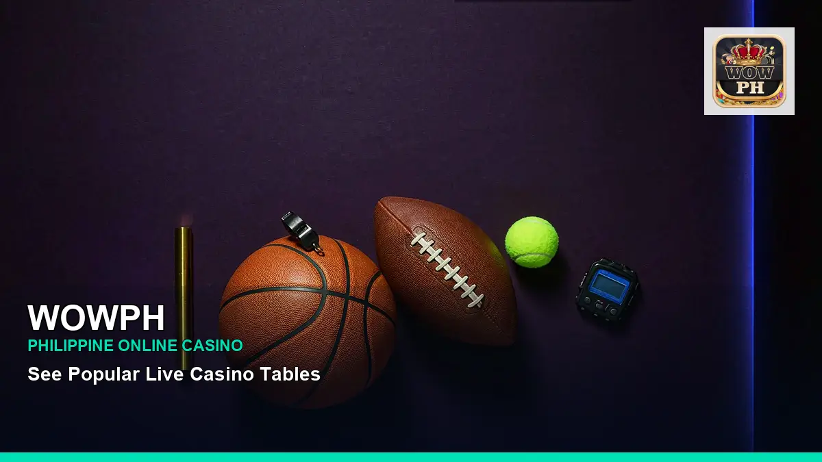 WOWPH high-energy online sports betting in a equipment flatlay layout for Philippine players — view 2